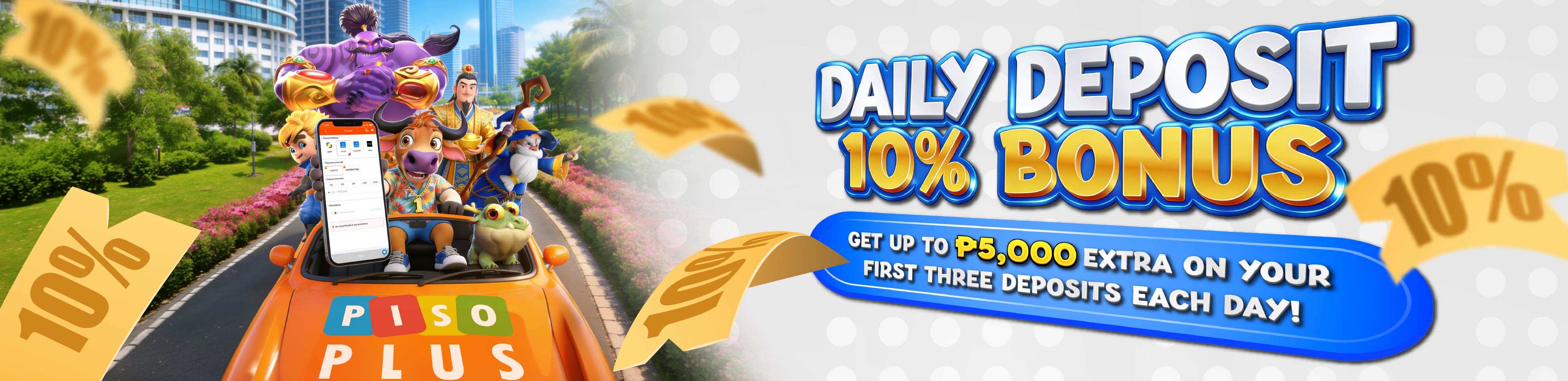 DAILY DEPOSIT BONUS BANNER