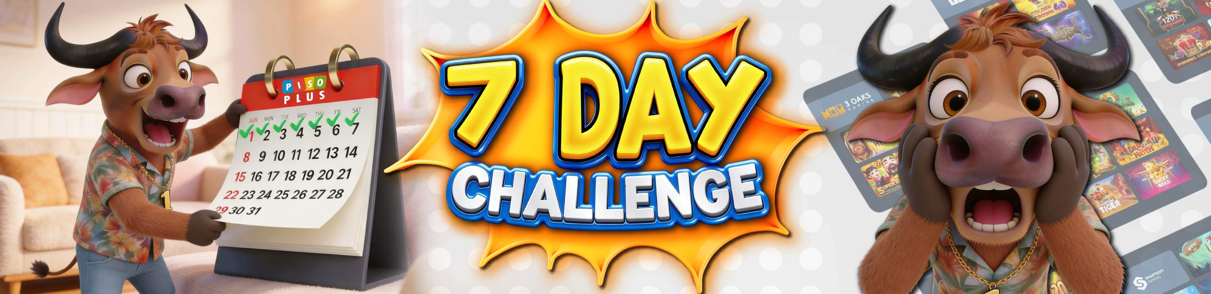 7 DAY LOGIN BONUS BANNER